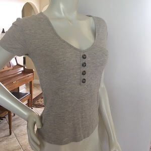 Rue21 Short Sleeved Ribbed To size M👩‍🎤